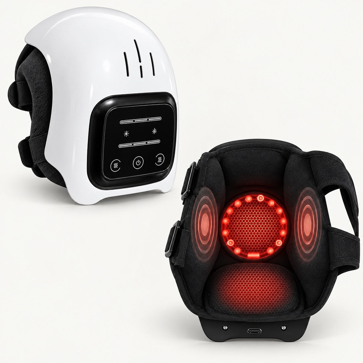 Inside the wrap: heat pads and infrared ring